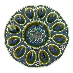 Vintage Egg Platter Made in Japan